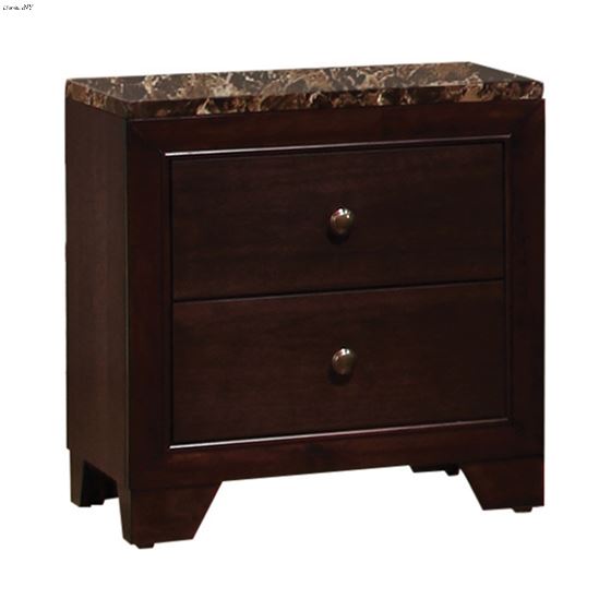 Conner Cappuccino 2 Drawer Nightstand 200422 by Coaster