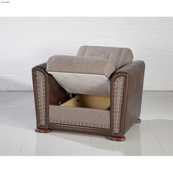 Alfa Chair in Redeyef Brown by Istikbal Storage