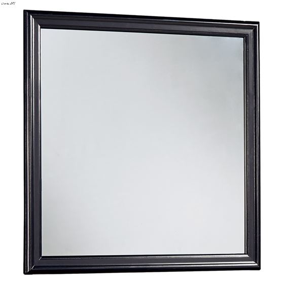 Mayville Black Square Mirror 2147BK-6 by Homelegance