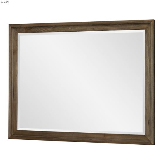 Lumberton Rugged Brown Beveled Mirror By Legacy Classic