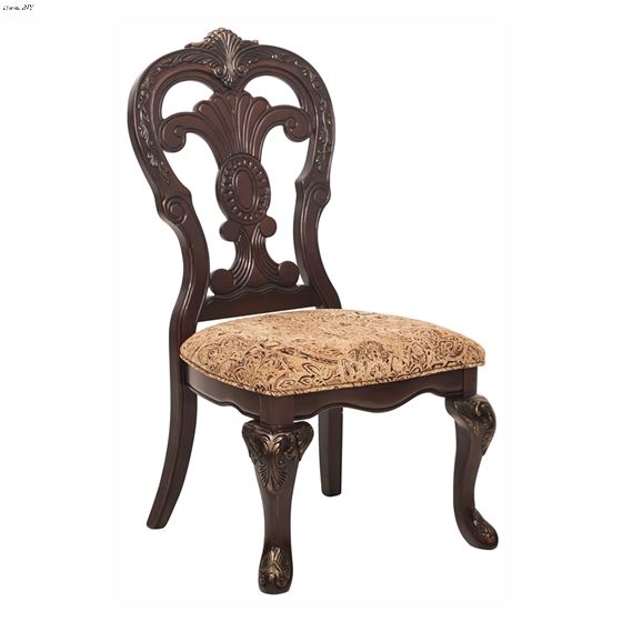 Deryn Park Cherry Carved Back Dining Side Chair 2243S