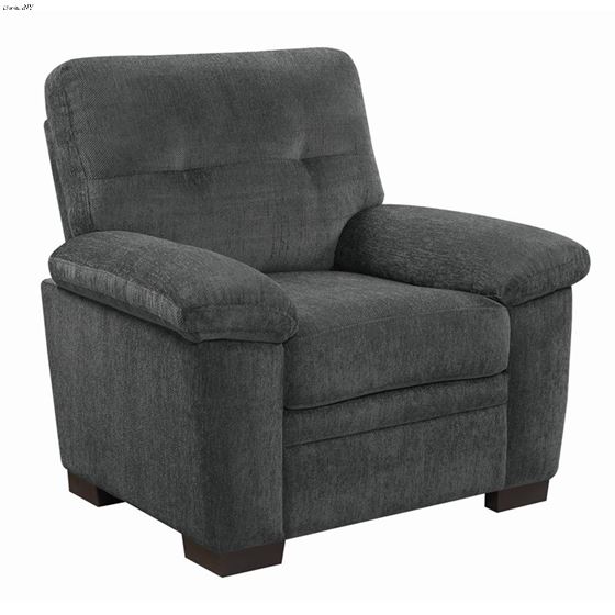 Fairbairn Charcoal Fabric Arm Chair 506586 By Coaster