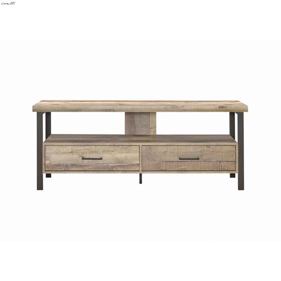 Weathered Pine 59 inch 2 Drawer TV Stand 721881-3
