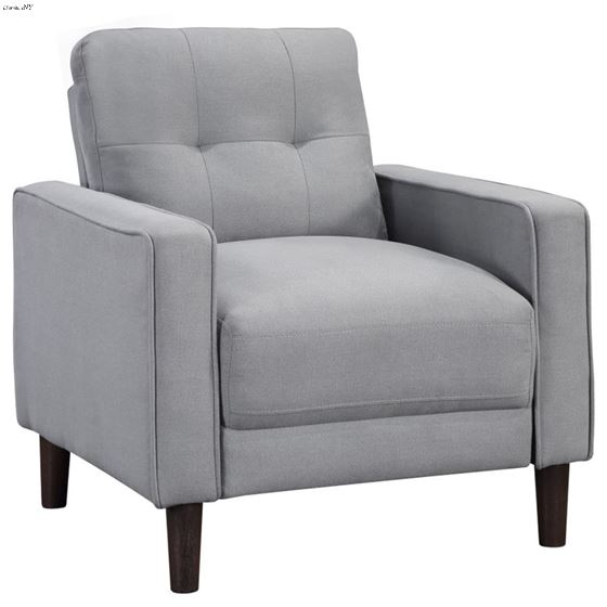 Bowen Grey Track Arm Tufted Accent Chair 506783 By Coaster