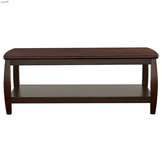 Dixon Espresso Rectangular Wood Coffee Table 70-3