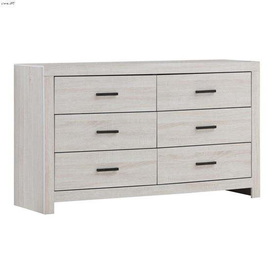 Marion Coastal White 6 Drawer Dresser 207053 By Coaster