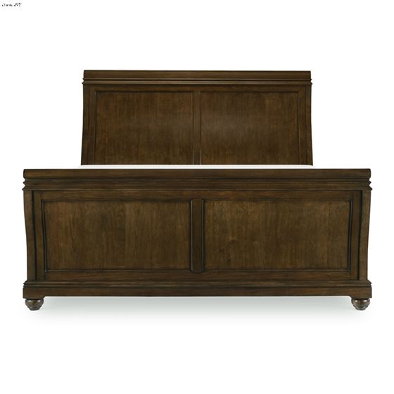 Coventry Queen Sleigh Bed in Classic Cherry Fini-3