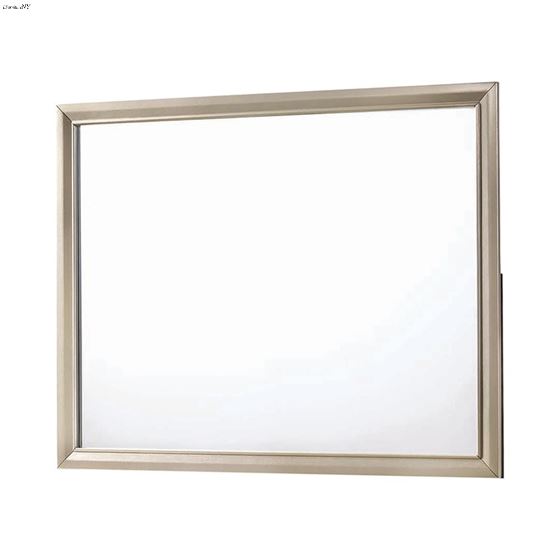 Beaumont Champagne Rectangular Mirror 205294 By Coaster