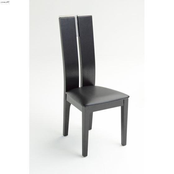 Modrest Maxi Black Oak Chair Side