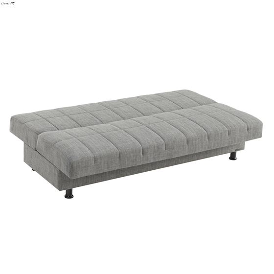 Sasta Grey Convertible Sofa Bed with Storage-3