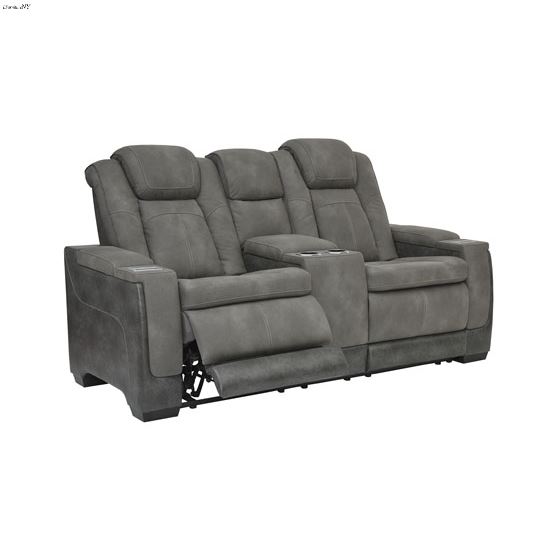 NextGen Slate DuraPella Power Reclining Loveseat 2200418 By Ashley Signature Design