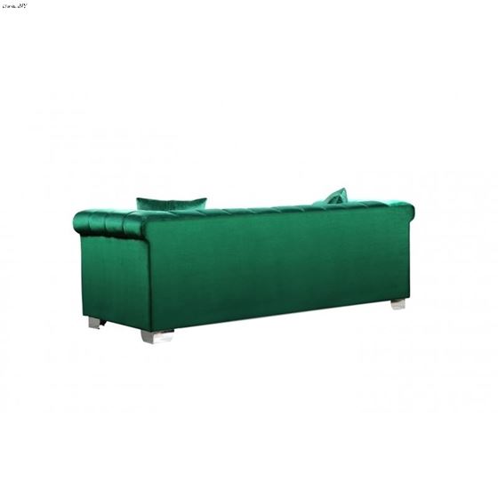Kayla Green Velvet Tufted Sofa Kayla_Sofa_Green by Meridian Furniture 3
