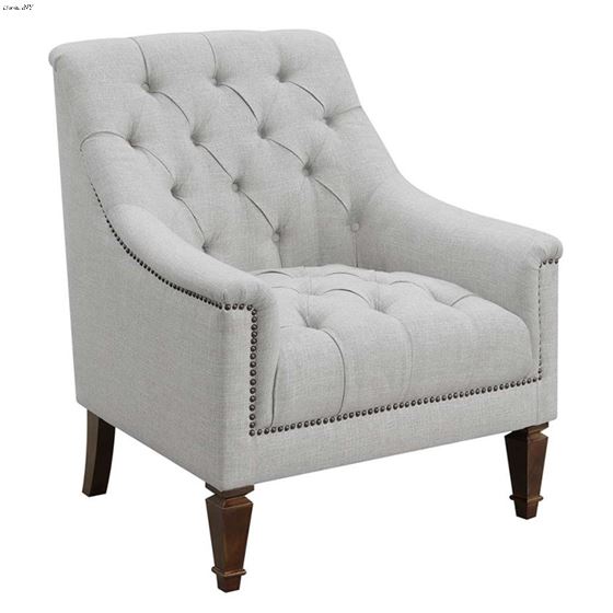 Avonlea Light Grey Fabric Chair 505643 by Coaster