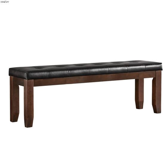 Ameillia 60 Inch Dark Oak Dining Bench 586-14 by Homelegance