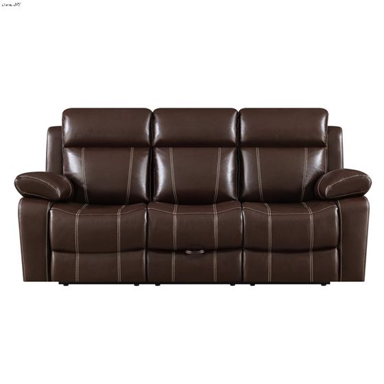 Myleene Chestnut Recliner Sofa with Drop Down Ta-3