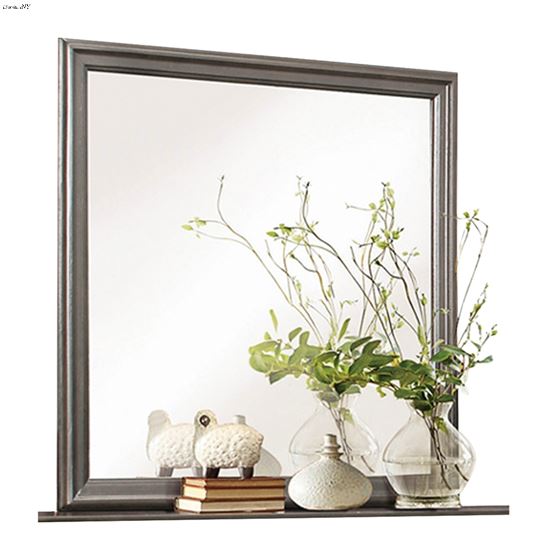 Mayville Grey Square Mirror 2147SG-6 by Homelegance