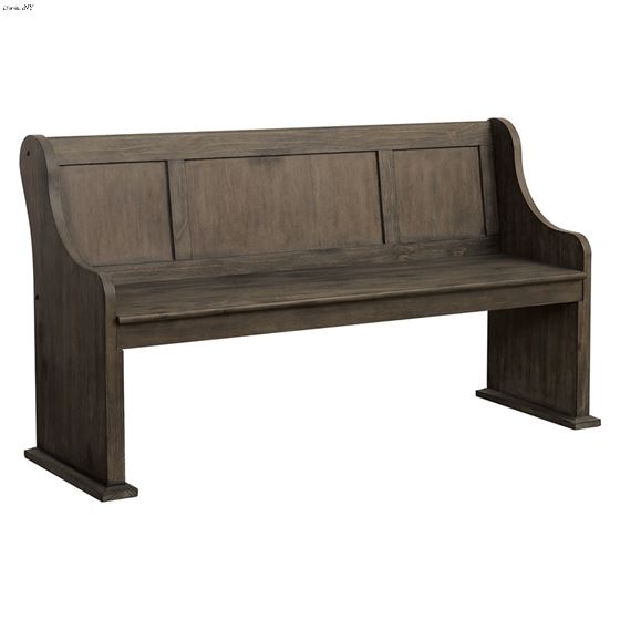 Toulon Dark Oak Distressed Dining 62 inch Bench 5438-14A