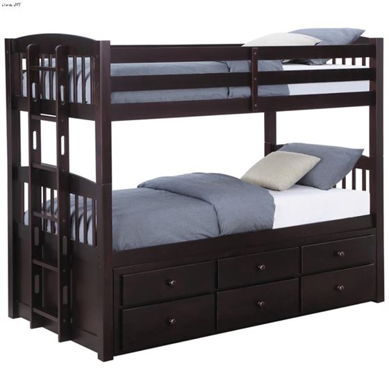 Kensington Twin/Twin Bunk Bed With Trundle 460071