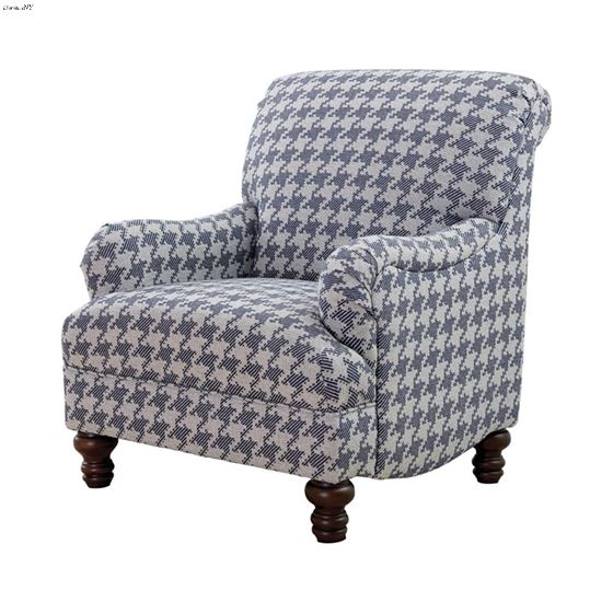 Glenn Blue Fabric Accent Chair 903093-3