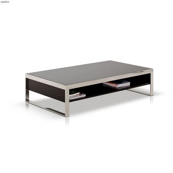 Noble Modern Ebony Lacquer Coffee Table