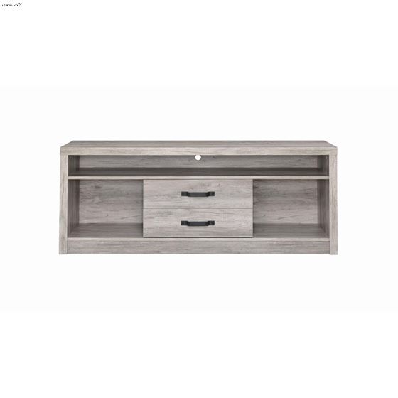 Grey Driftwood 59 inch 2 Drawer TV Stand 701024-3
