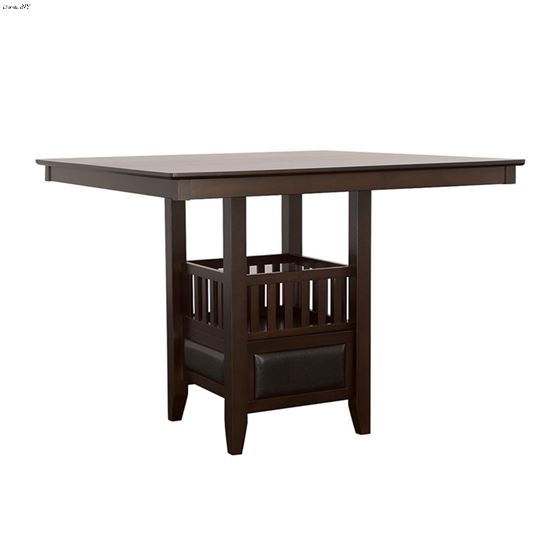 Jaden Espresso Counter Height Dining Table 100958 By Coaster