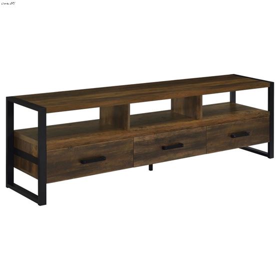 James Dark Pine 71 inch 3 Drawer TV Stand 704283 By Coaster