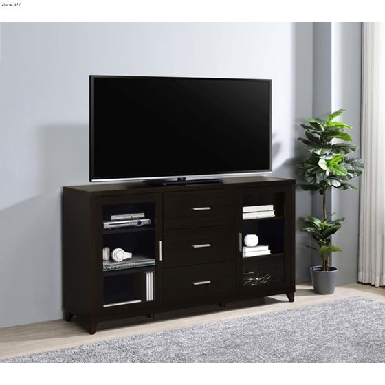 Coaster Lewes Cappuccino 60 inch TV Stand 700881