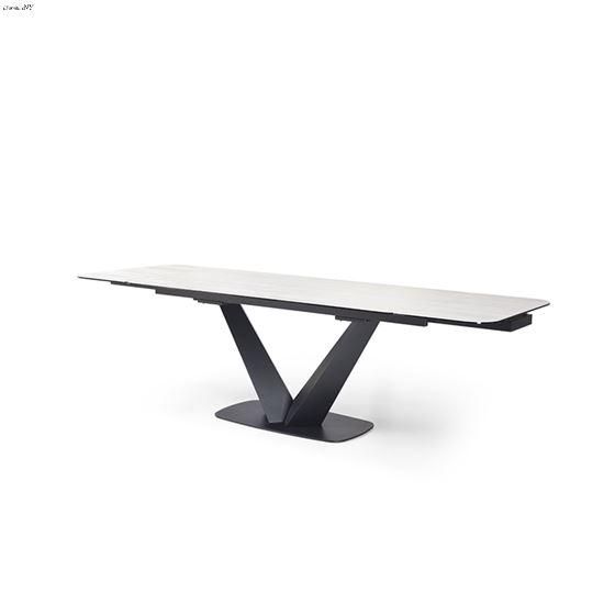 9189 Ceramic Top Marble Design Extention Dining Table - 71 Inch By ESF Furniture