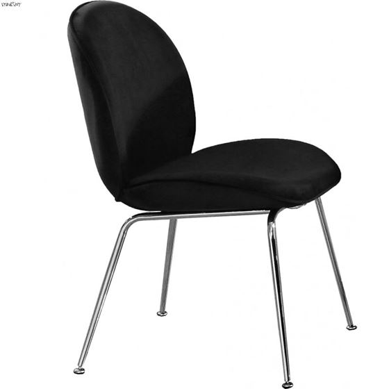 Paris Black Upholstered Velvet Dining Chair - Ch-3