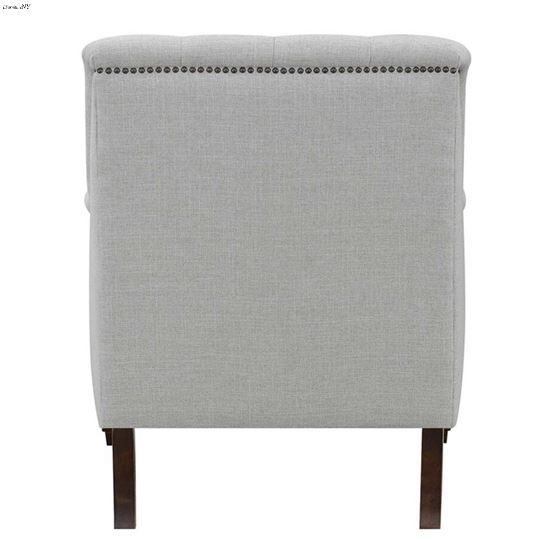 Coaster Avonlea Light Grey Fabric Chair 505643 2