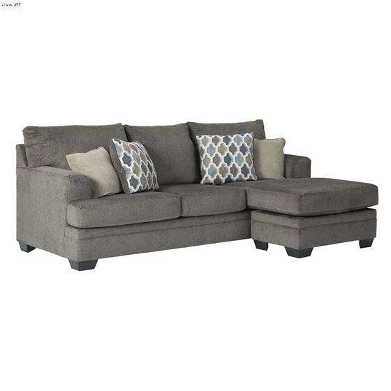 Dorsten Slate Fabric Reversible Sofa Chaise 77204 By Ashley Signature Design