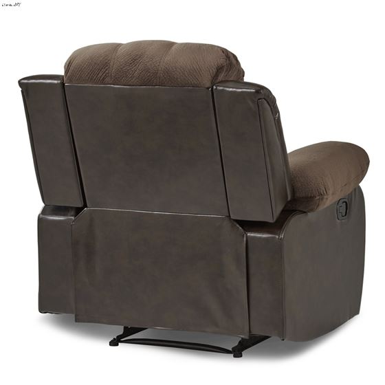 Granley Chocolate Reclining Chair 9700FCP-1 back
