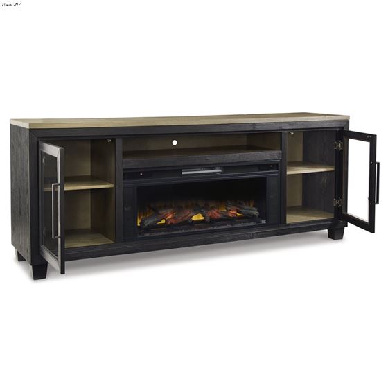 Foyland TV Stand with Electric Fireplace