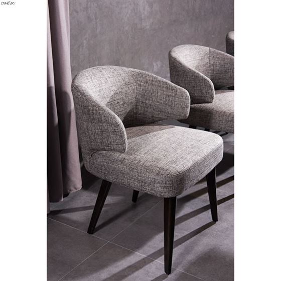 Carlton Modern Grey Fabric Dining Chair