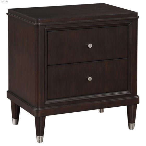 Emberlyn Rich Brown 2 Drawer Nightstand 223062 By Coaster