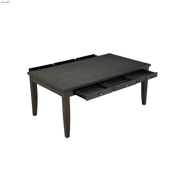 Baresford Storage Dining Table 5674-72 by Homelegance Open