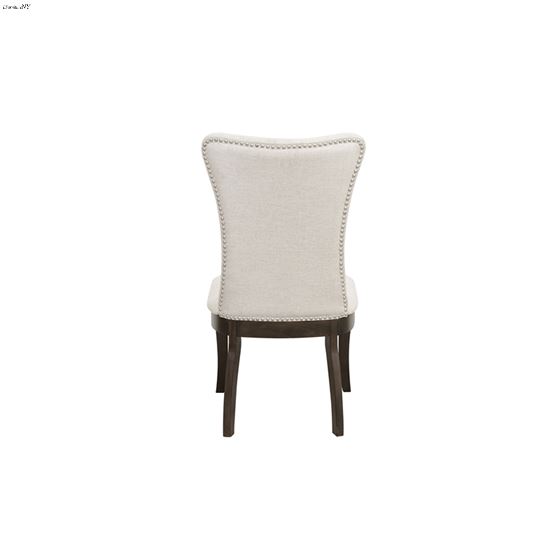 Oratorio Off White Upholstered Dining Side Chair 5562S Back