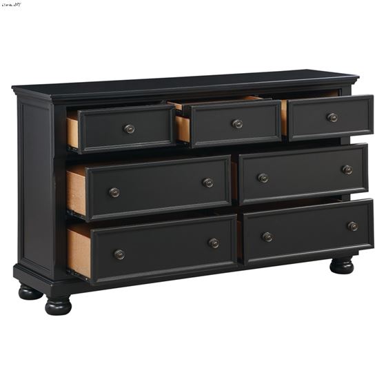 Laurelin Black 7 Drawer Dresser 1714BK-5-3