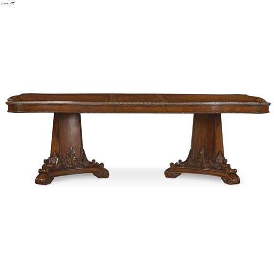 A.R.T. Furniture Old World Double Pedestal Dining Table