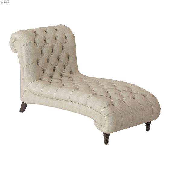 St. Claire Beige Fabric Chaise Lounge 8469-5 By Homelegance