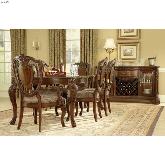 A.R.T. Furniture Old World Leg Dining Table in set