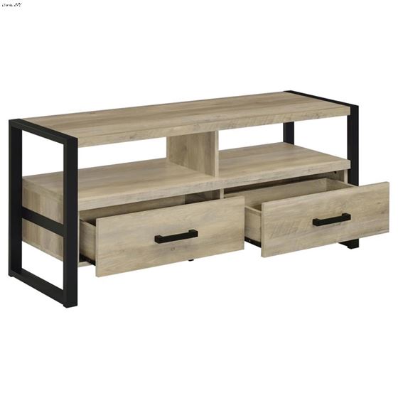 James Distressed Pine 48 inch 2 Drawer TV Stand-3