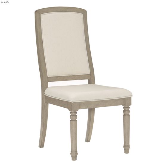 Grayling Downs Driftwood Grey Upholstered Dining Side Chair 1688S