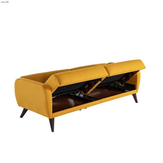 Flexy Zigana Yellow Sofa Bed in a Box-3