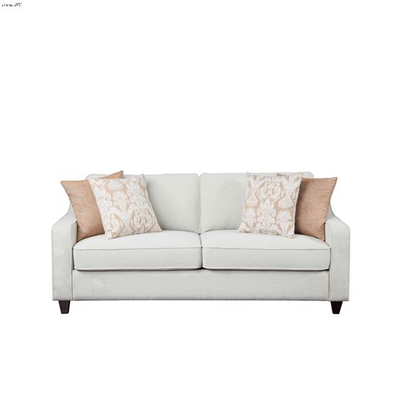Christine Beige Chenille Fabric Sofa 552061 By Coaster