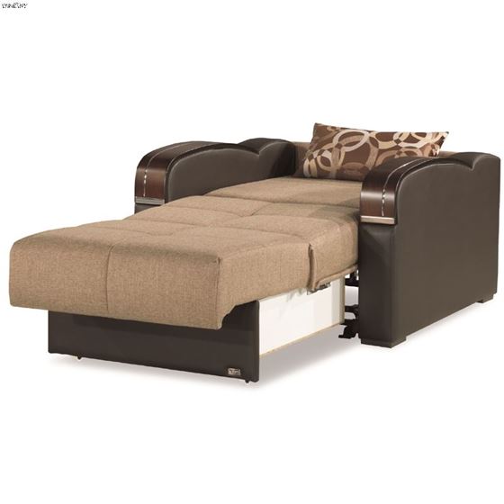 Sleep Plus Brown Chair Bed-3