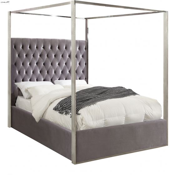 Porter Grey Canopy Bed