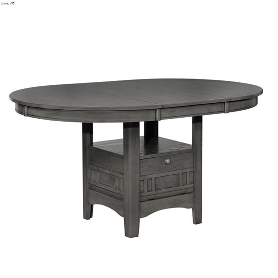 Lavon Grey Dining Table With Storage 108211 By Coaster