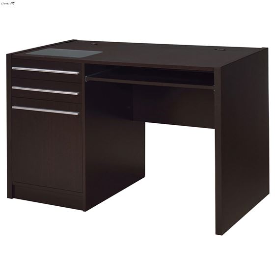 Halston 47 inch Cappuccino Connect-It Office Desk 800702 By Coaster